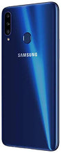 Load image into Gallery viewer, Samsung Galaxy A20S w/Triple Cameras (32GB, 3GB RAM) 6.5" Display, Snapdragon 450, 4000mAh Battery, US & Global 4G LTE GSM Unlocked A207M/DS - International Model (Blue, 32GB + 64GB SD Bundle)