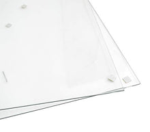 Load image into Gallery viewer, DIYHD 38x84" Black Aluminum Frame Glass Sliding Barn Door Slab Interior Clear Tempered Glass Partition Door Panel(Disassembled,No Sliding Hardware)