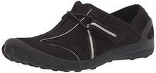 Load image into Gallery viewer, Clarks womens Tequini Sneaker, Black Nubuck, 8 Wide US