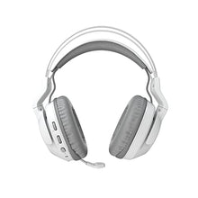 Load image into Gallery viewer, ROCCAT Elo 7.1 Air PC Wireless Gaming Headset, Surround Sound Headphones with Detachable Noise Cancelling Microphone, 50mm Drivers, 24 Hr Battery Life, RGB Lighting, White