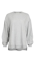 Load image into Gallery viewer, Z SUPPLY Women's Modern Weekender Sweatshirt, Heather Grey, Small