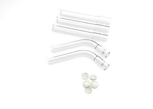 Load image into Gallery viewer, BMTick Glass Stem Pack for Arizer Solo 1/2 and Arizer Air 1/2 UK (5 Stems + 25 Screens)
