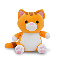 Load image into Gallery viewer, Avocatt Orange Cat Plush Toy - 10 Inches Plushie Stuffed Animal - Hug and Cuddle with Squishy Soft Fabric and Stuffing - Cute Cat Gift for Boys and Girls