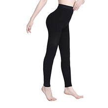 Load image into Gallery viewer, AMZAM® Compression Pantyhose for Women & Men, Footless, Opaque, Firm Support 15-20mmHg Graduated Compression Stockings, Help Relieve Swelling Edema Varicose Veins, Nursing, Black L