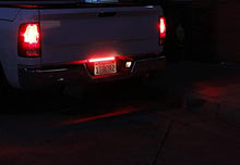Load image into Gallery viewer, iJDMTOY Smoked Lens 54-SMD Full LED Rear Tailgate ID Lightbar, Compatible With Chevrolet Silverado 2500HD 3500HD GMC Sierra 2500 3500 Dually