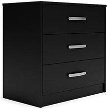 Load image into Gallery viewer, Signature Design by Ashley Finch Contemporary 3 Drawer Chest of Drawers, Black