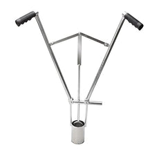 Load image into Gallery viewer, AIWFL Bulb Planter, Bend Free Tool for Planting Bulbs Manual Seedling Transplanter Stainless Long Handle Bulb Planter Weeder Sod Plugger Flower Planting Soil Sampler-5-IN-1 Lawn Tool and Garden Tool