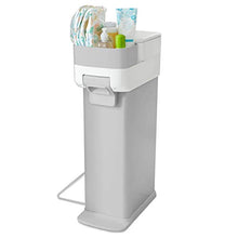 Load image into Gallery viewer, Skip Hop Diaper Pail with Dual Air-Lock, Premium Slim Design, Fits Standard Trash Bags, White