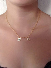 Load image into Gallery viewer, Scapular Catholic Sacred Heart of Jesus and Miraculous Medal Necklace