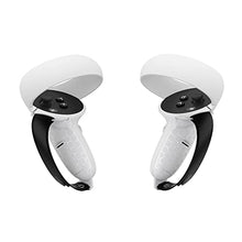 Load image into Gallery viewer, AMVR Touch Controller Grip Anti-Throw Strap Accessories for Oculus Quest 2 with Battery Opening, Adjustable Wrist Knuckle Strap (Gray)
