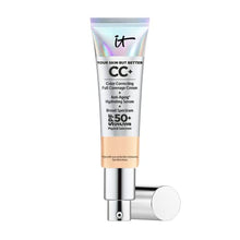 Load image into Gallery viewer, it COSMETICS Your Skin But Better Cc+ Cream, Light Medium (C) - Full-Coverage Foundation, Hydrating Serum & Spf 50+ Sunscreen - Natural Finish - 1.08 Fl Oz Light Medium (Cool Undertone)