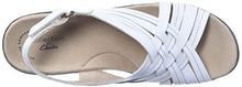 Load image into Gallery viewer, Clarks womens Lexi Carmen Sandal, White Leather, 9.5 US