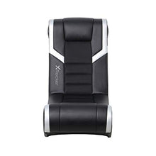 Load image into Gallery viewer, X Rocker 5110301 Eclipse Floor Rocker 2.0 BT, 31" x 16.5" x 27.5", Black/Silver