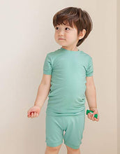 Load image into Gallery viewer, Boys Short Sleepwear Pajamas 2pcs Set Colorful Creammint XL