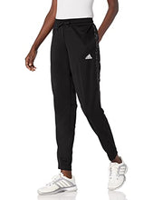 Load image into Gallery viewer, adidas Women's Standard AEROREADY Sereno Cut 3-Stripes Slim Tapered Tracksuit Bottoms, Black/Grey/White, Small