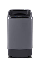 Load image into Gallery viewer, COMFEE' Portable Washing Machine, 0.9 cu.ft Compact Washer With LED Display, 5 Wash Cycles, 2 Built-in Rollers, Space Saving Full-Automatic Washer, Ideal Laundry for RV, Dorm, Apartment, Magnetic Gray