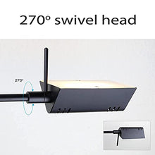 Load image into Gallery viewer, O'Bright LED Pharmacy Floor Lamp and Table Lamp Bundle, 12W LED, Full Range Dimming, 360 Degree Swing Arms, Reading Lamp, Task Lamp for Craft Work and Sewing, Black