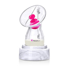 Load image into Gallery viewer, NatureBond Baby Food Pink Feeder/Fruit Feeder Pacifier (2 Pack) and Silicone Breastfeeding Manual Breast Pump with Pump Capsule, Pump Stand, Pump Strap, Stopper.