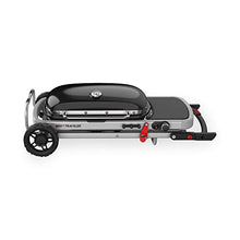 Load image into Gallery viewer, The Weber Traveler Portable Gas Grill, Black