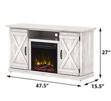 Load image into Gallery viewer, Comfort Smart Killian Electric Fireplace TV Stand, Sargent Oak