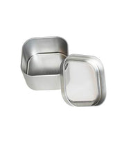 Load image into Gallery viewer, Empty 8-Ounce Capacity Square Silver Metal Tins with Clear Window for Candle Making, Candies, Gifts & Treasures (6 Pack)