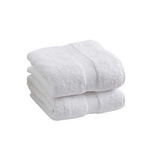 Load image into Gallery viewer, Charisma Hygro Cotton Towels Bundle | Includes: 2 Luxury Bath Sheet Towels, 2 Hand Towels & 2 Washcloths | Quality, Ultra Soft Towel Set | 6 Pieces (White)