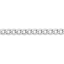Load image into Gallery viewer, 14k White Gold 5.25mm Curb Link Bracelet Chain 7 Inch Necklace Pendant Charm Fine Jewelry For Women Gifts For Her