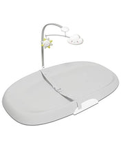 Load image into Gallery viewer, Skip Hop Changing Pad: Easy-Clean Cushioned Foam Diaper Changing Pad with Tuck-Away Toy Bar, Grey