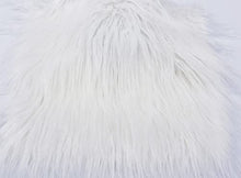 Load image into Gallery viewer, Fluffy Faux Fox Fur Fabric for Craft Long Pile Fur Square Fabrics Sewing Quilt Artcraft Gnome Hair DIY Craft Supplies (Aqua Blue, 50×50 cm)