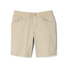 Load image into Gallery viewer, French Toast Girls' Big Stretch Pull-On Tie Front Short, Khaki, 18