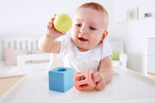 Load image into Gallery viewer, Hape Geometric Rattle | Colorful Rattle Toys for Newborn, Infants & Toddlers, 3 Piece Early Educational Toy Set