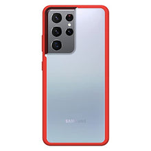 Load image into Gallery viewer, OTTERBOX PREFIX SERIES Case for Galaxy S21 Ultra 5G (ONLY - DOES NOT FIT non-Plus or Plus sizes) - POWER RED (CLEAR/CHERRY TOMATO)