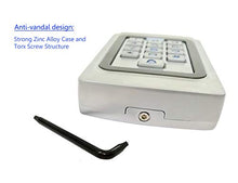 Load image into Gallery viewer, Supreform IP68 Waterproof Universal 12V 24VDC Metal Case Digital Wired Keypad for Garage Door, Gate Opener and Access Control Systems, Code or ID Card Access
