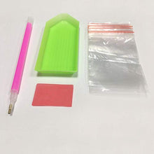 Load image into Gallery viewer, DIY 5D Diamond Painting Full Kits,Crystal Rhinestone Embroidery Pictures Arts Craft for Home Wall Decor Gift,Bumblebee Parts are Drilled Without Frame, 3040Cm