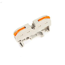 Load image into Gallery viewer, UOHGDPY DIN Rail Terminal Blocks,Universal Compact Wire Wiring Connector (40 pcs connectors+4 pcs Article in parallel+4 pcs Digital identification+40 pcs screw)
