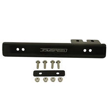 Load image into Gallery viewer, JDMSPEED Black Front Bumper License Plate Mount Bracket Relocator Holder Bar