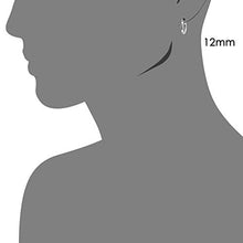 Load image into Gallery viewer, 14k White Gold Small Round Hoop Earrings, 12mm (0.48 inch Diameter)