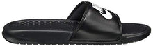 Load image into Gallery viewer, Nike Men's Benassi Just Do It Athletic Sandal, Black/White Noir/Blanc, 10.0 Regular US