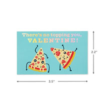 Load image into Gallery viewer, Hallmark Kids Mini Valentines Day Cards Assortment, 18 Cards with Envelopes (Tacos, Pizza, Doughnuts)