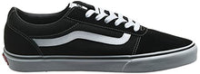 Load image into Gallery viewer, Vans Women's WM Ward Sneaker, Black ((Suede/Canvas) Black/White Iju), 7