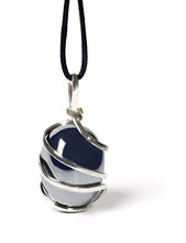 Load image into Gallery viewer, Raw Hematite Crystal Pendant Necklace – Grounding Balancing Joy Vitality Confidence Clarity Overwhelm - Authentic Stone on Adjustable Length Cord - Real Gemstone Chakra Healing Charm