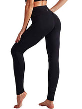 Load image into Gallery viewer, Neleus 2 Pack Tummy Control High Waist Running Workout Leggings,9017,Black,Blue,US S,EU M