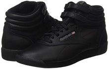 Load image into Gallery viewer, Reebok Women's Freestyle Hi Sneaker, Black 2, 8.5