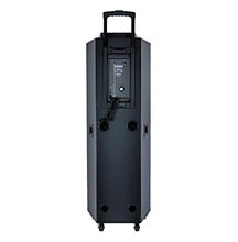 Load image into Gallery viewer, QFX E-1500 Professional Large Bluetooth Speakers | Portable PA Speaker System | Dual 15” Woofers, 1.5” Tweeter, and Party Lights