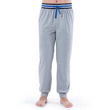 Load image into Gallery viewer, IZOD Men's Short Sleeve Sueded Colorblock Tee and Jogger Pant Sleep Set, Navy, Large