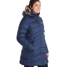 Load image into Gallery viewer, Marmot Women’s Montreal Puffer Coat | Down-Insulated, Water-Resistant, Arctic Navy, X-Large