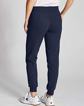 Load image into Gallery viewer, Champion Women's Powerblend Jogger, Athletic Navy Graphic, Medium