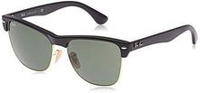 Load image into Gallery viewer, Ray-Ban unisex adult Rb4175 Clubmaster Sunglasses, Black Demishiny & Gold/Green, 57 mm US