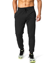 Load image into Gallery viewer, G Gradual Men's Sweatpants with Zipper Pockets Athletic Pants Traning Track Pants Joggers for Men Soccer, Running, Workout (Brown, Small)