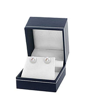 Load image into Gallery viewer, THE PEARL SOURCE 14K Gold 9-10mm Round White Freshwater Cultured Pearl Stud Earrings for Women
